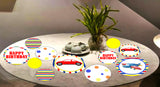 Transport Theme Birthday Party Table Confetti