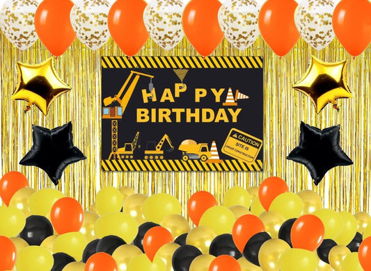 Construction Birthday Complete Party Set