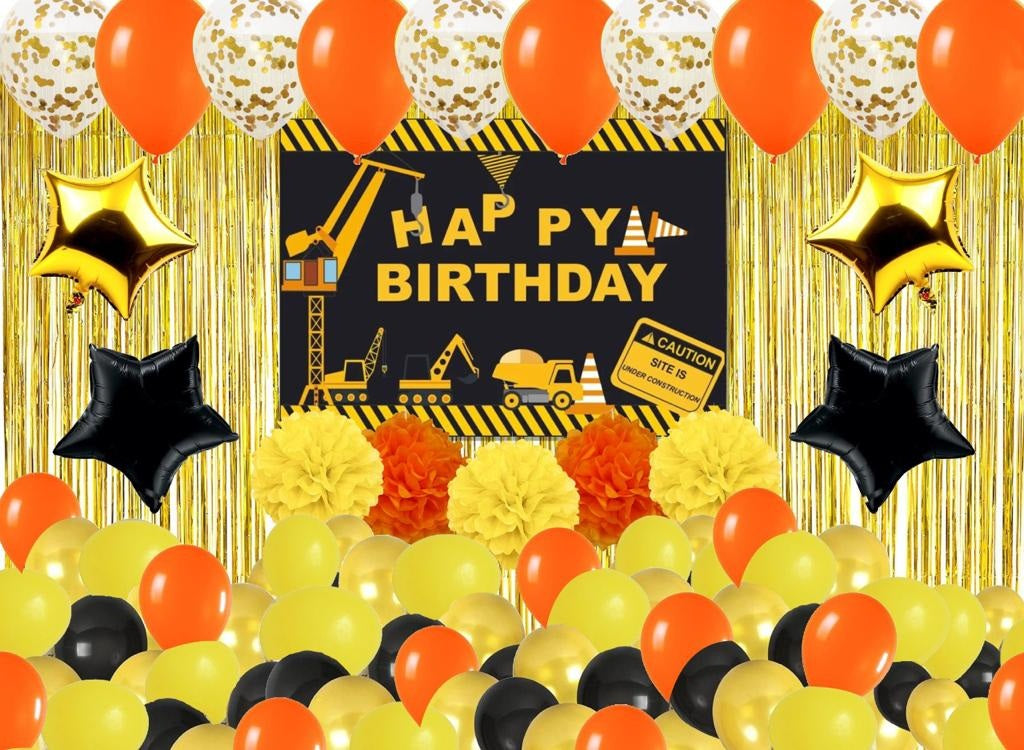 Construction Birthday Complete Party Set