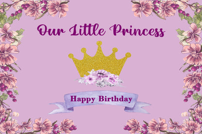 Princess Birthday Party Backdrop