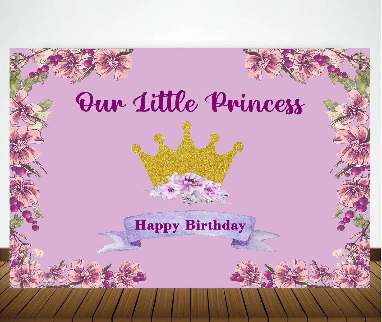 Princess Birthday Party Backdrop