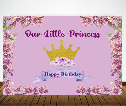 Princess Birthday Party Backdrop
