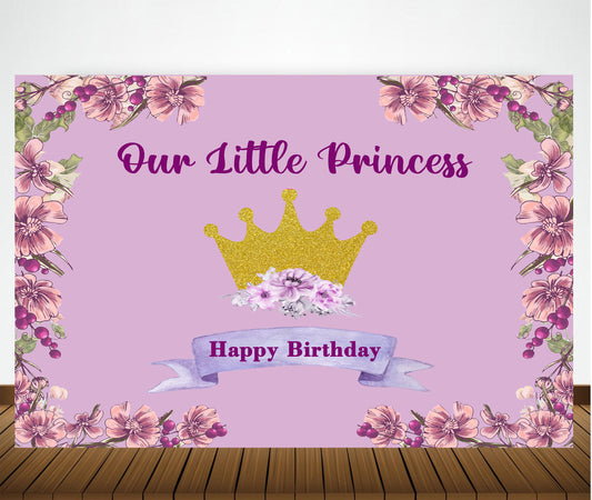 Princess Birthday Party Backdrop
