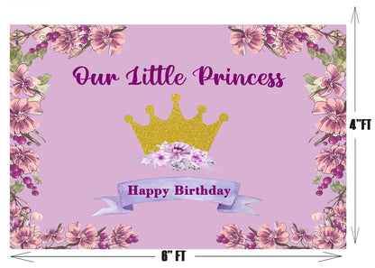 Princess Birthday Party Backdrop