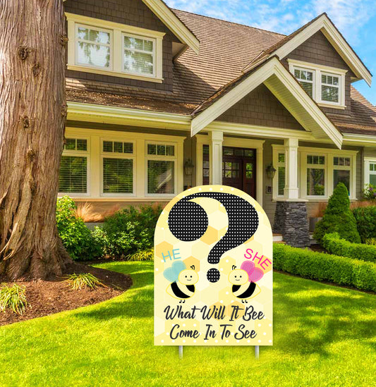 What It will BEE Party Welcome Board 