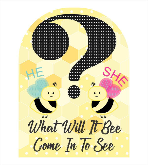 What It will BEE Party Welcome Board 