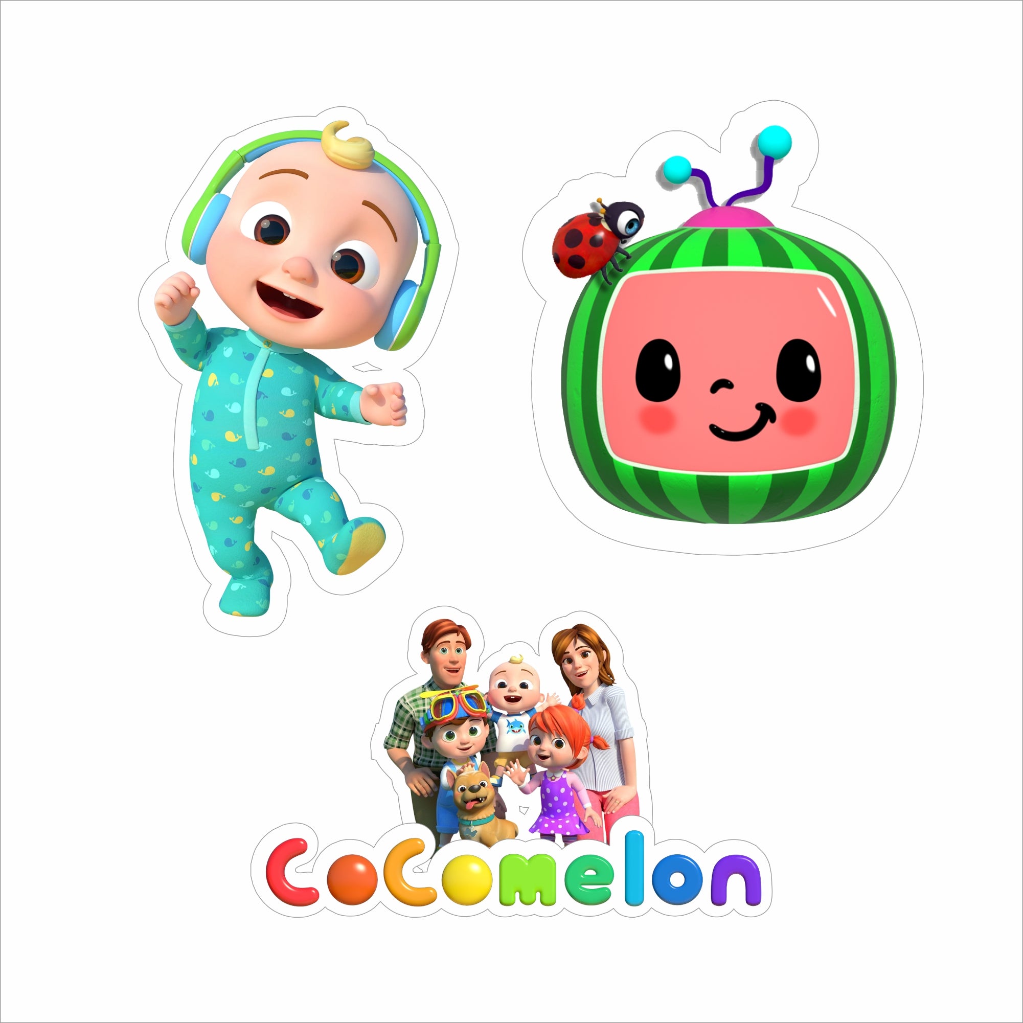 Cocomelon Birthday Theme Party Cutouts for Decoration | Thememyparty ...