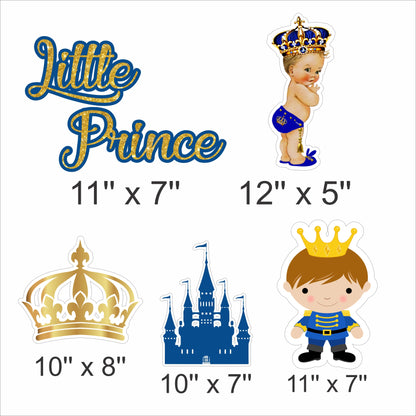 Prince Birthday Party Cutouts