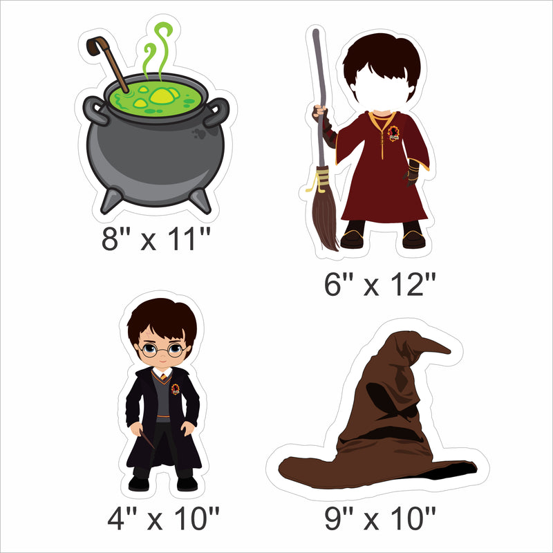 Harry Potter Theme Birthday Party Cutouts