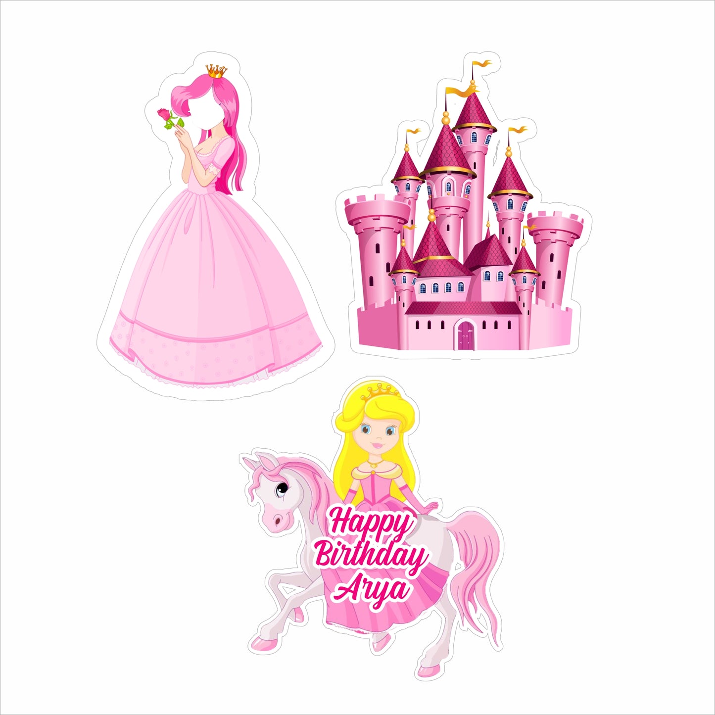 Princess Birthday Party Cutouts