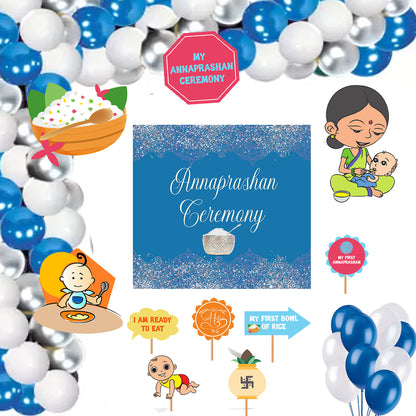 Annaprashan Ceremony Decoration Kit for Complete Set with Cut Outs and Props