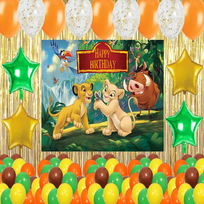 The Lion King Theme Birthday Party Decorations Complete Set