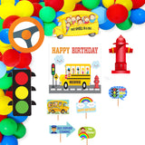 Wheels on the Bus Theme Party Complete Set for Decoration