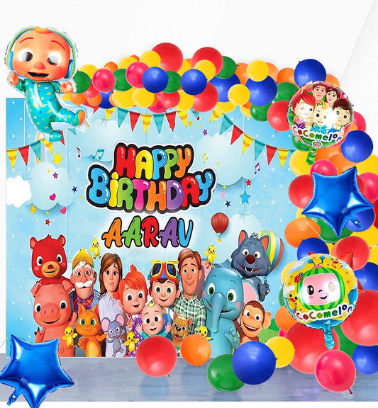 Cocomelon Theme Party Complete Set for Decoration