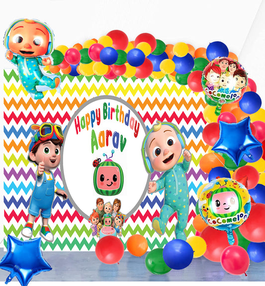Cocomelon Theme Party Complete Set for Decoration