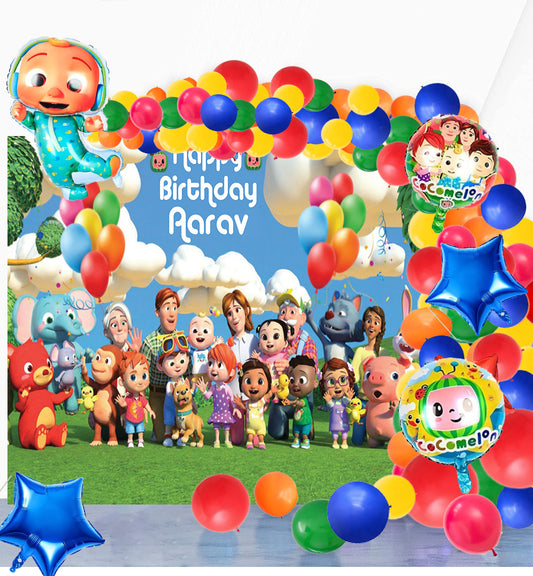 Cocomelon Theme Party Complete Set for Decoration