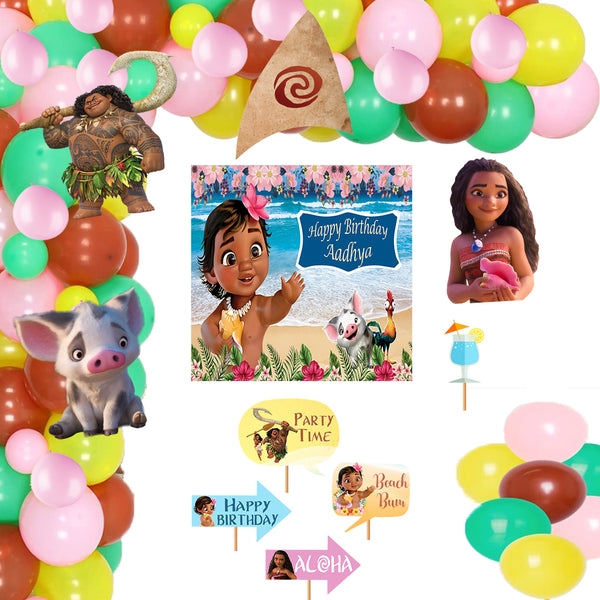 Moana Theme Party Complete Set for Decoration