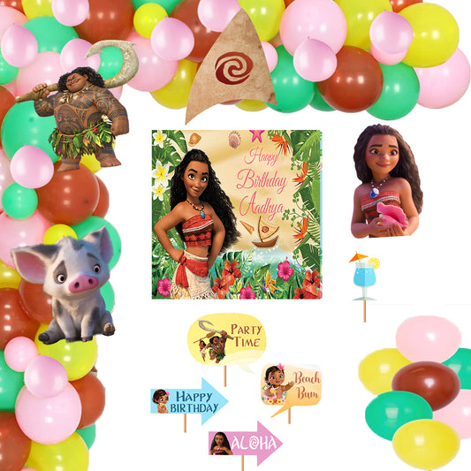 Moana Theme Party Complete Set for Decoration