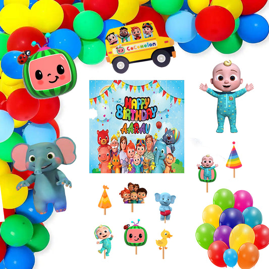 Cocomelon Theme Party Complete Set for Decoration