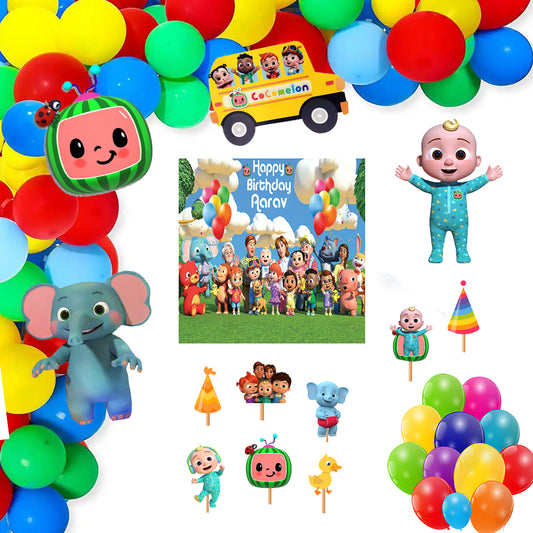 Cocomelon Theme Party Complete Set for Decoration