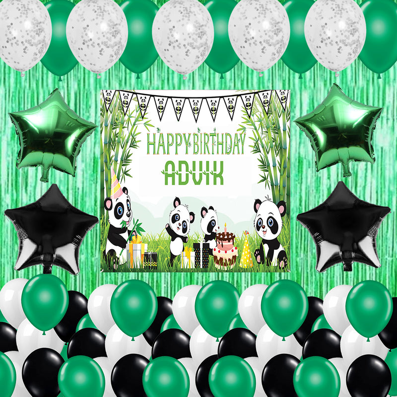 Panda Theme Birthday Party Decorations Complete Set