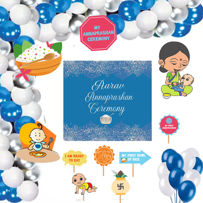 Annaprashan Ceremony Decoration Kit for Complete Set with Cut Outs and Props