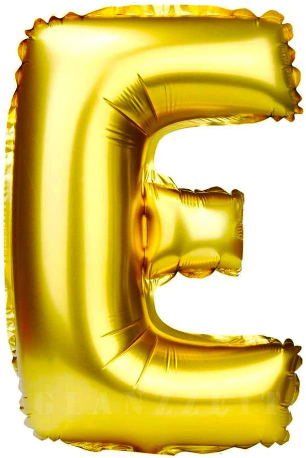 16 Inch E Alphabet Letter Balloons Birthday Balloons Gold Foil Letter Balloons Birthday Party Decorations Kids