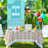 Fun Is One Customized Welcome Banner Roll up Standee (with stand)