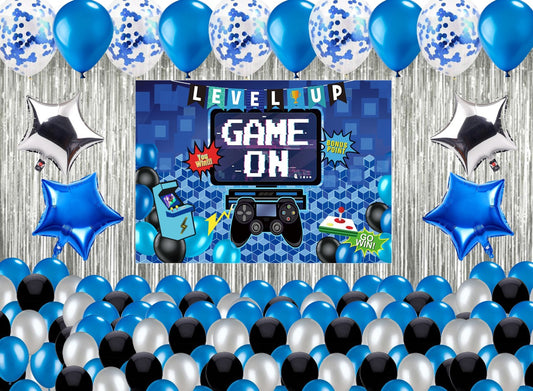 Gaming Theme Birthday Party Decorations Complete Set