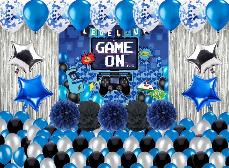 Gaming Theme Birthday Party Decorations Complete Set