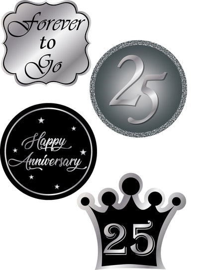 25th Anniversary Party Theme Hanging Set for Decoration 