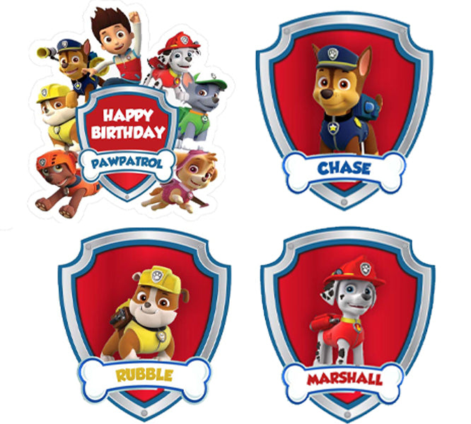 Paw Patrol Theme Birthday Party Hangings