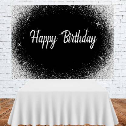 Personalize Birthday Party Backdrop Banner
