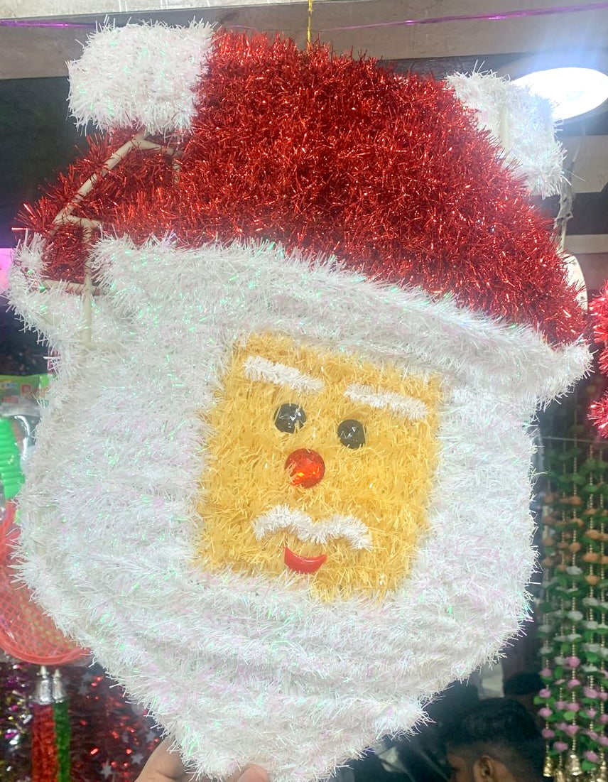 Christmas Outdoor/Indoor Santa Clause Face Cutout Decorations Or Hangings