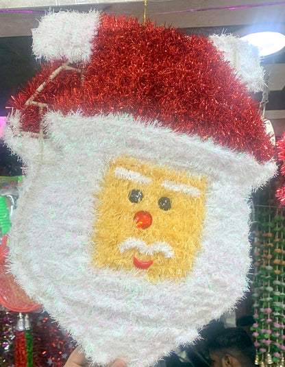 Christmas Outdoor/Indoor Santa Clause Face Cutout Decorations Or Hangings