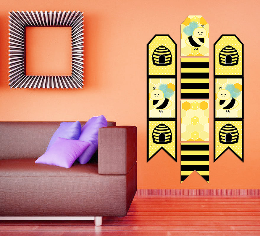 Baby Shower Paper Door Banner for Wall Decoration 