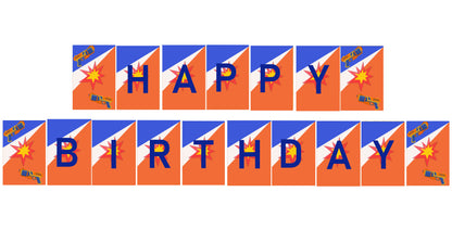 Battle Field - "Happy Birthday" Banner Decoration