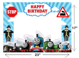 Thomas & Friends Theme Birthday Party Selfie Photo Booth Frame
