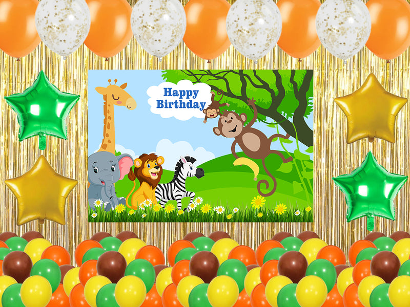 Jungle Theme Birthday Party Complete Party Set