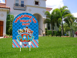 Paw Patrol Theme Birthday Party Welcome Board