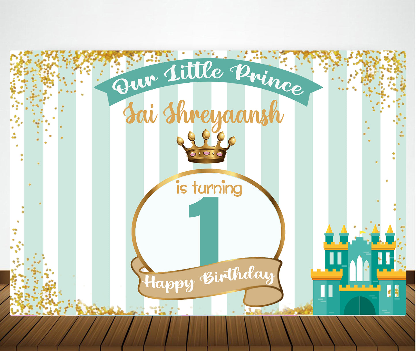Personalize Prince Backdrop Banner