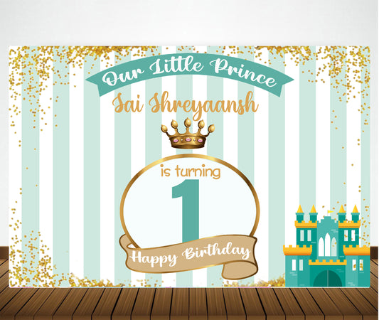 Personalize Prince Backdrop Banner