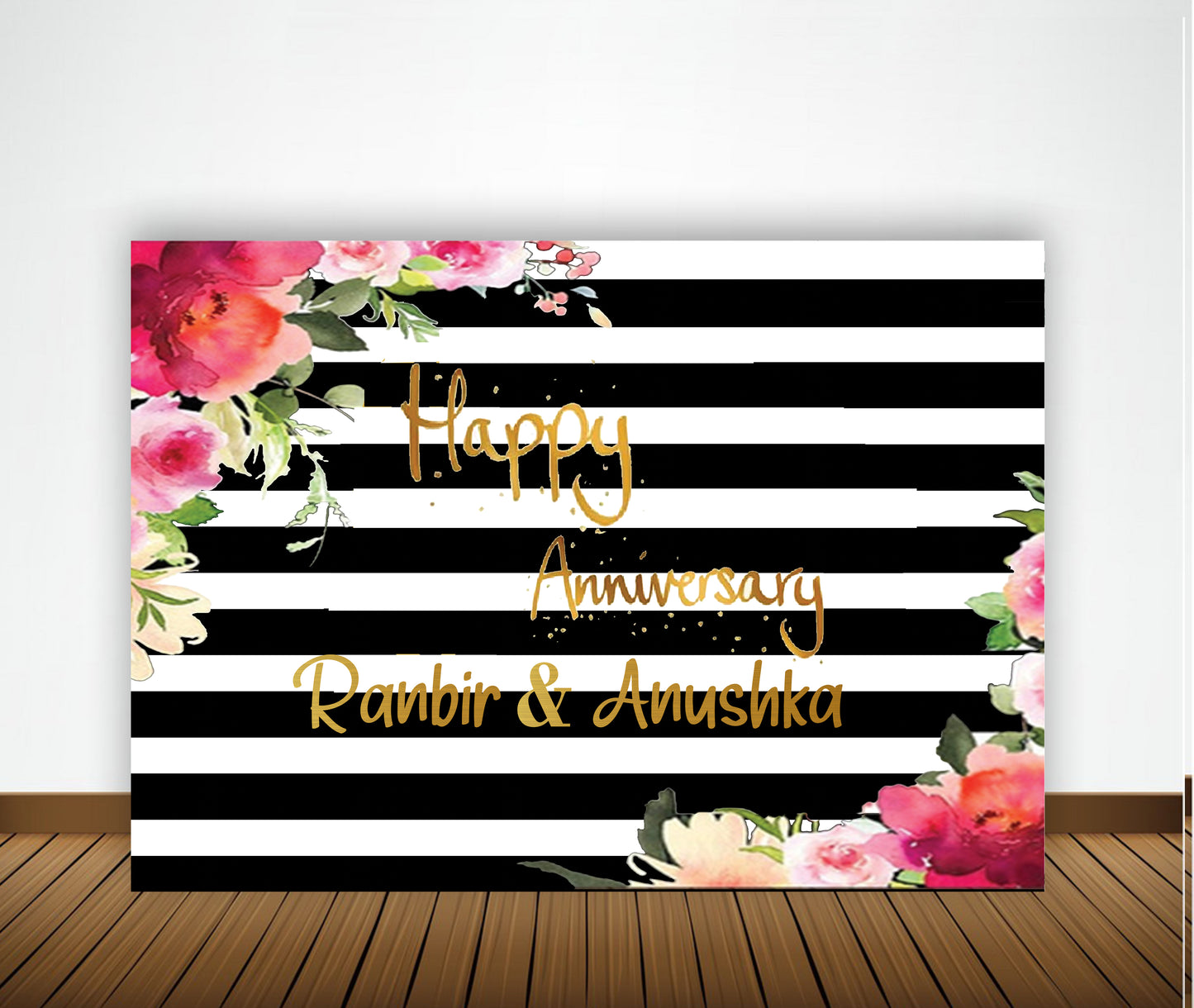 Anniversary Party Backdrop Banners for Couples