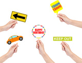 Transport Theme Birthday Party Photo Booth Props Kit