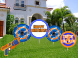 Battle field- Boys Cutouts Pack For Birthday Decoration