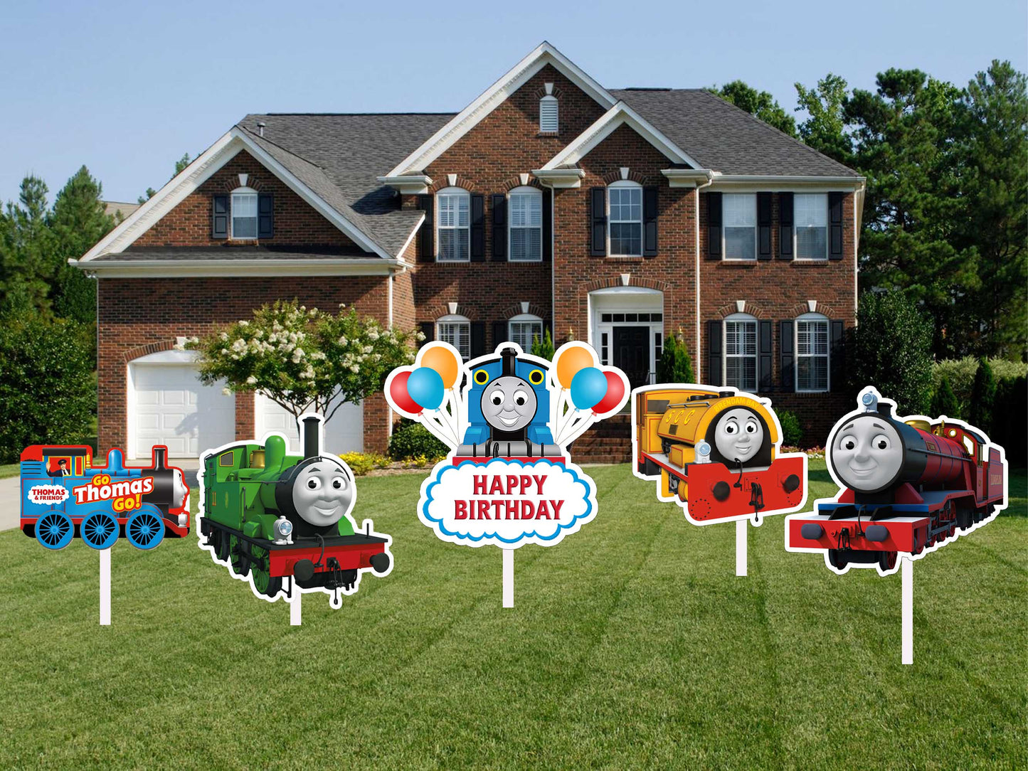 Thomas & Friends Theme Birthday Party Cutouts