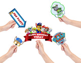 Paw Patrol Theme Birthday Party Photo Booth Props Kit