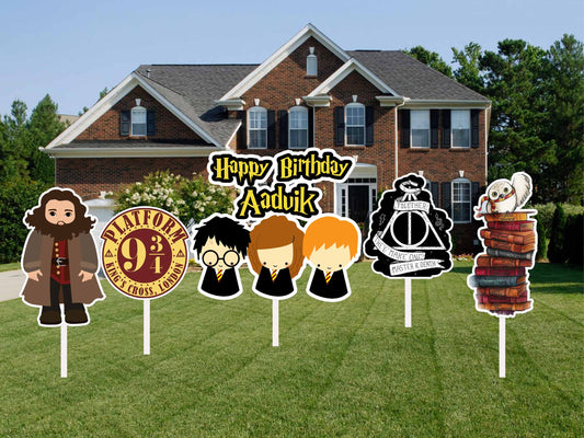 Harry Potter Theme Birthday Party Cutouts