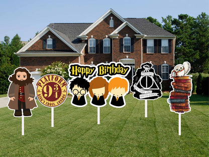 Harry Potter Theme Birthday Party Cutouts
