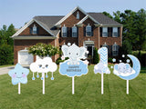 Elephant Theme Birthday Party Cutouts